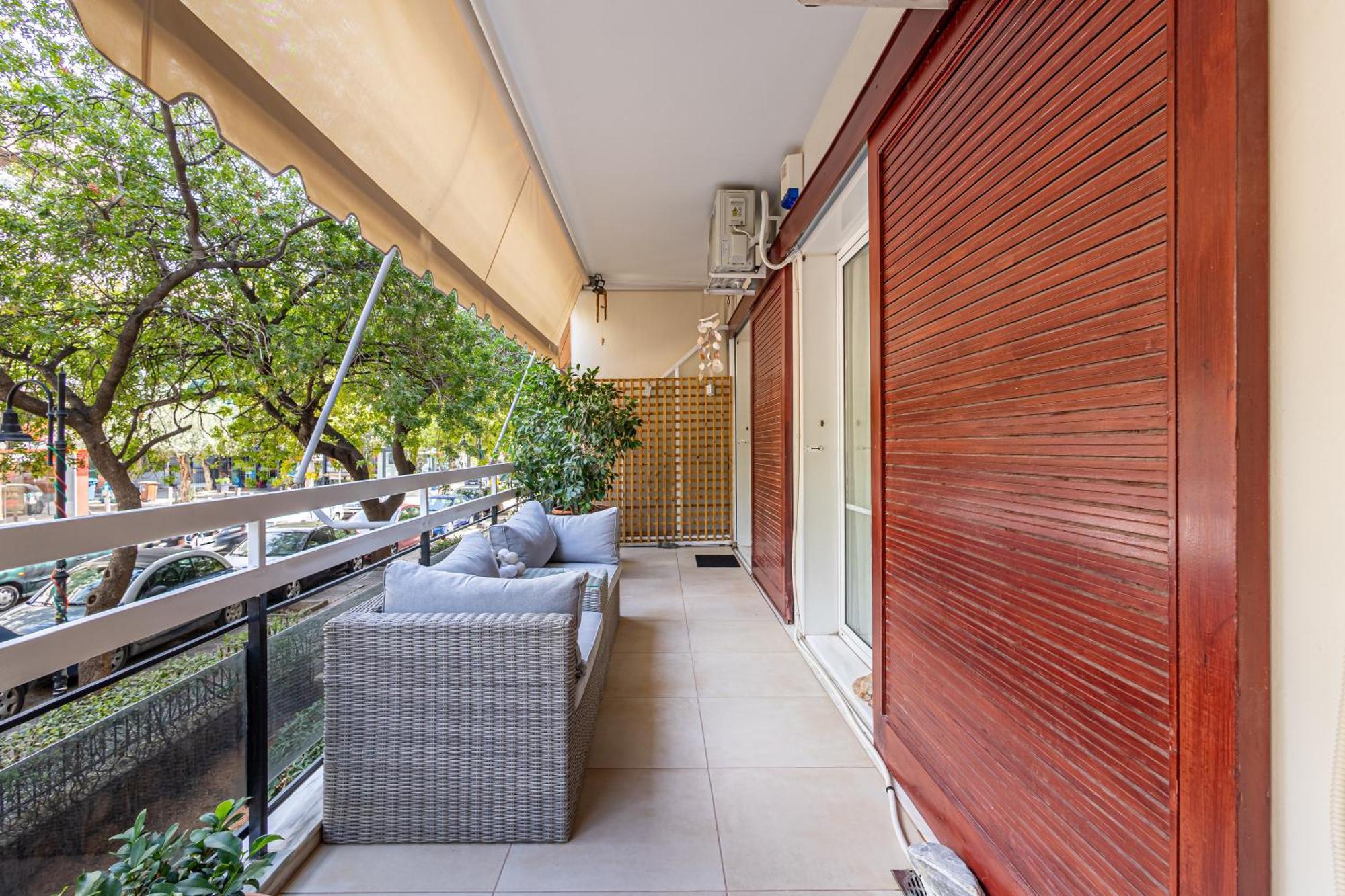 אתונה Alimos Marina Beach Apartment מראה חיצוני תמונה